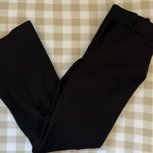 NWT White House Black Market Classic Black Flare Leg Trousers Women’s Size 2